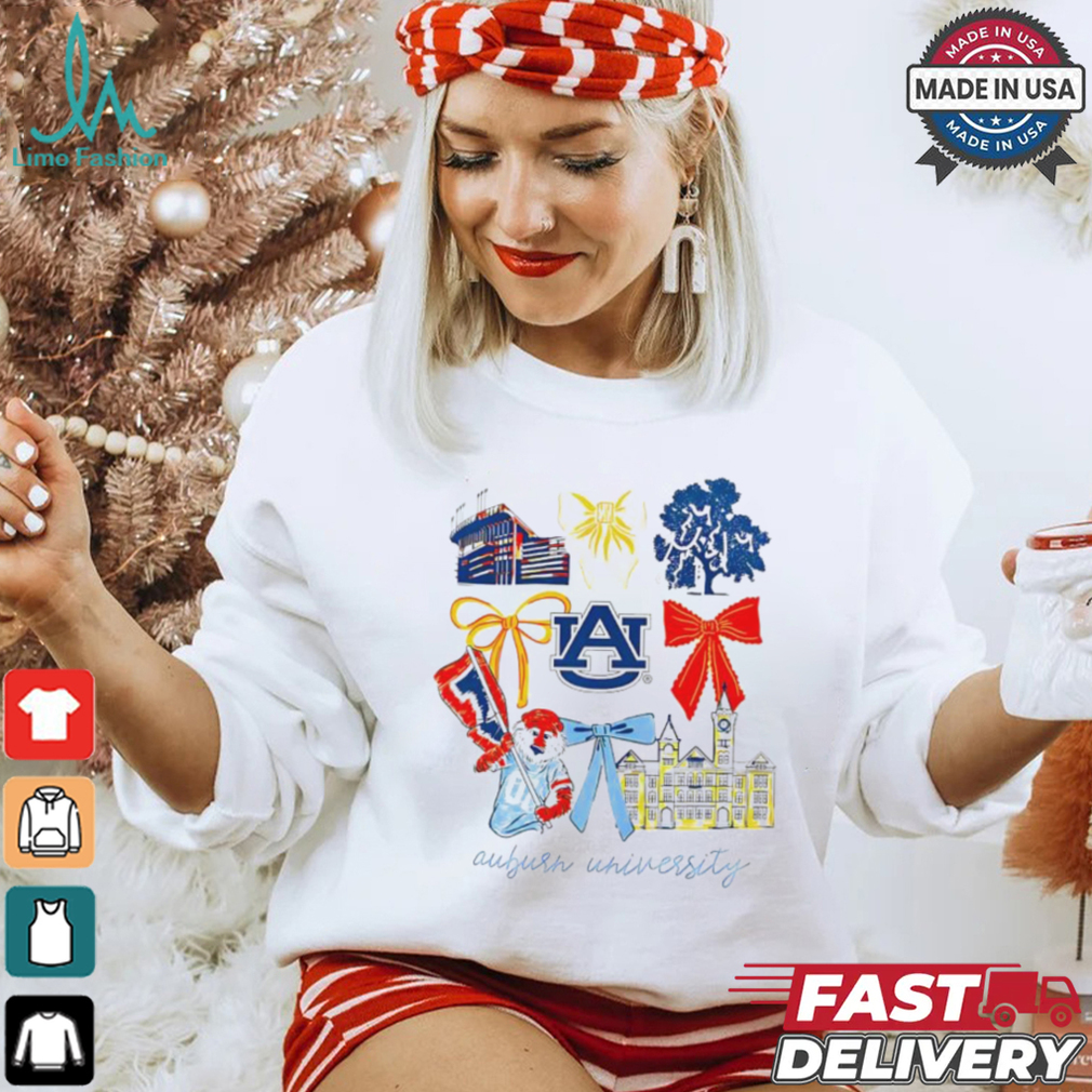 Official University Of Auburn Tigers UA Coquette Aesthetic shirt Official University Of Auburn Tigers UA Coquette Aesthetic shirt