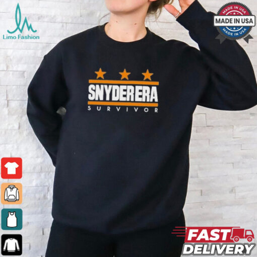 Official Washington Commanders The Cali Commander Snyder Era Survivor Shirt