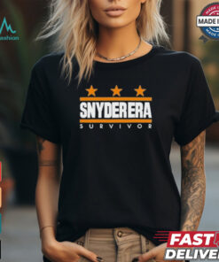 Official Washington Commanders The Cali Commander Snyder Era Survivor Shirt