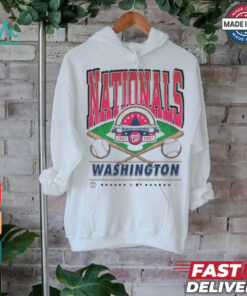 Official Washington Nationals White Straight Shot 47 Franklin Fashion Shirt