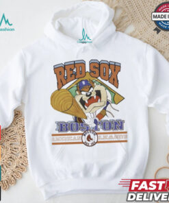 Official Wiseabe Boston Red Sox Baseball With Tasmanian Devil shirt