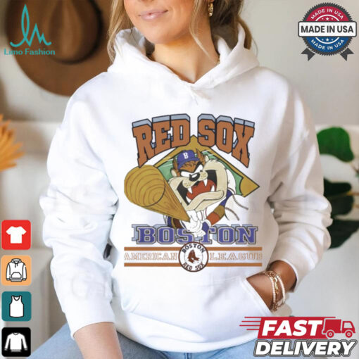 Official Wiseabe Boston Red Sox Baseball With Tasmanian Devil shirt
