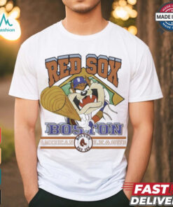 Official Wiseabe Boston Red Sox Baseball With Tasmanian Devil shirt