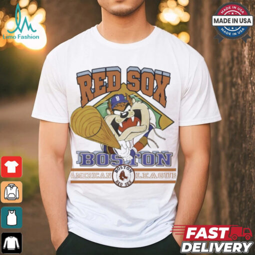 Official Wiseabe Boston Red Sox Baseball With Tasmanian Devil shirt