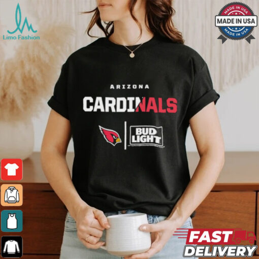 Official Wiseabe Bud Light Official Beer Sponsor Of the Arizona Cardinals Football Team And NFL Shirt