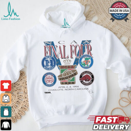 Official Wiseabe Final Four 1994 NCAA Basketball Of Blue Devils Florida Gators Arizona Wildcats Arkansas Razorbacks shirt