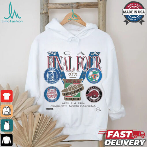 Official Wiseabe Final Four 1994 NCAA Basketball Of Blue Devils Florida Gators Arizona Wildcats Arkansas Razorbacks shirt