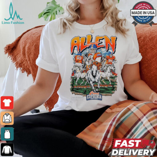 Official Zach Allen Denver Broncos Planet Euphoria Graphic t shirt