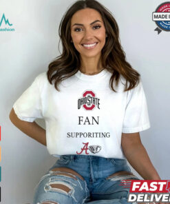 Ohio State Buckeyes Fan Supporting Alabama Crimson Tide Football T shirts