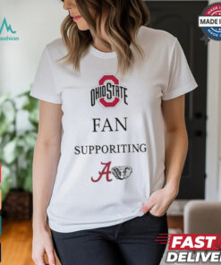 Ohio State Buckeyes Fan Supporting Alabama Crimson Tide Football T shirts