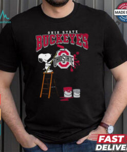 Ohio State Buckeyes Snoopy Painting Shirt
