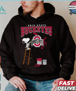 Ohio State Buckeyes Snoopy Painting Shirt