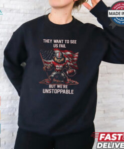 Ohio State Buckeyes They Want To See Us Fail But We Are Unstoppable Mascot shirt