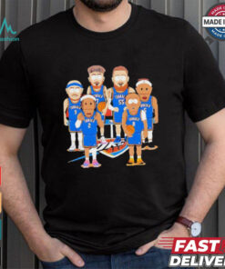 Oklahoma City Thunder team cartoon shirt