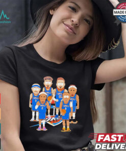 Oklahoma City Thunder team cartoon shirt