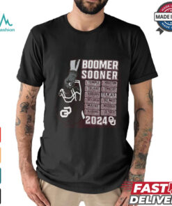 Oklahoma Sooners Crimson Football Schedule T Shirt