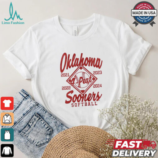 Oklahoma Sooners softball 4 peat shirt