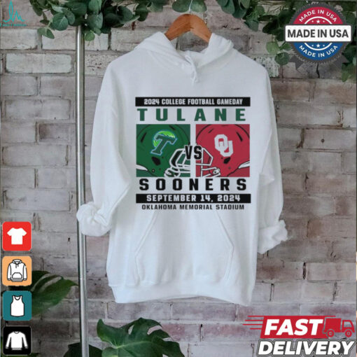 Oklahoma Sooners vs Tulane 2024 College Football Gameday September 14,2024 Mathup shirt