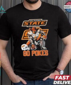 Oklahoma State Cowboys Football Go Pokes Mascot Shirt