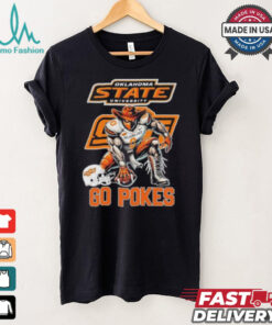 Oklahoma State Cowboys Football Go Pokes Mascot Shirt