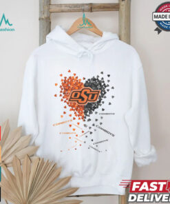 Oklahoma State Cowboys Heart Shirt