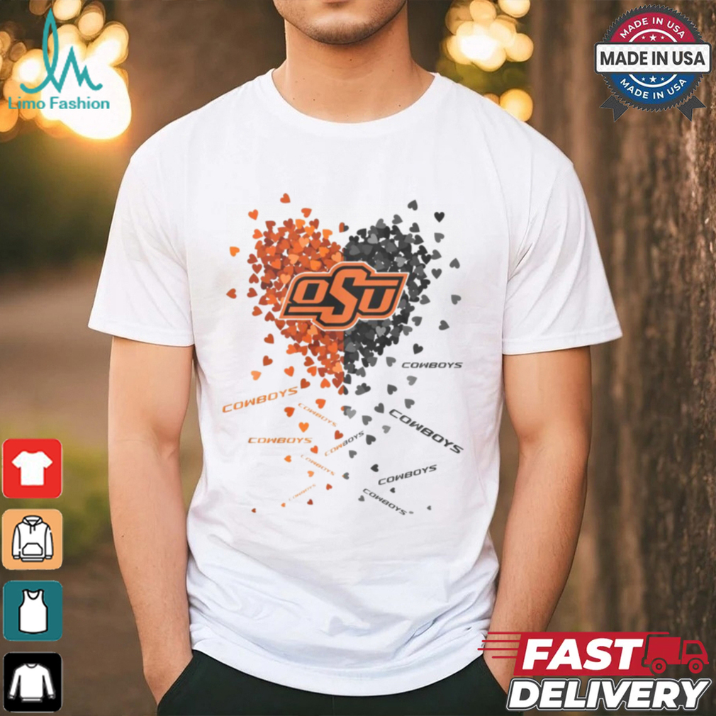 Oklahoma State Cowboys Heart Shirt Oklahoma State Cowboys Heart Shirt