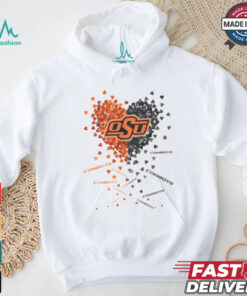 Oklahoma State Cowboys Heart Shirt