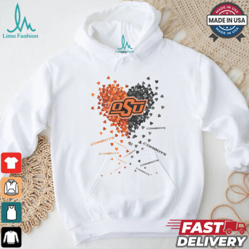 Oklahoma State Cowboys Heart Shirt