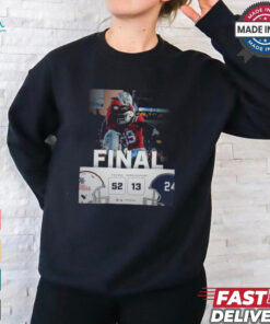 Ole Miss Rebel Win 52 13 Georgia Southern Football 2024 Game Day Final Score Shirt