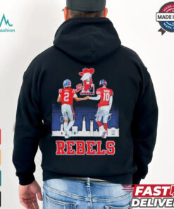 Ole Miss Rebels Jaxson Dart And Eli Manning Rebels City Signatures T shirts