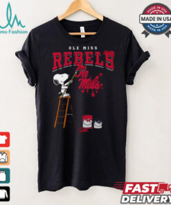 Ole Miss Rebels Snoopy Painting Shirt