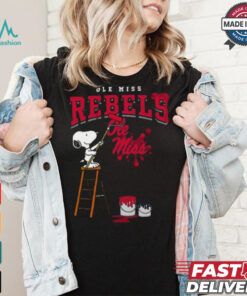 Ole Miss Rebels Snoopy Painting Shirt