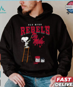 Ole Miss Rebels Snoopy Painting Shirt