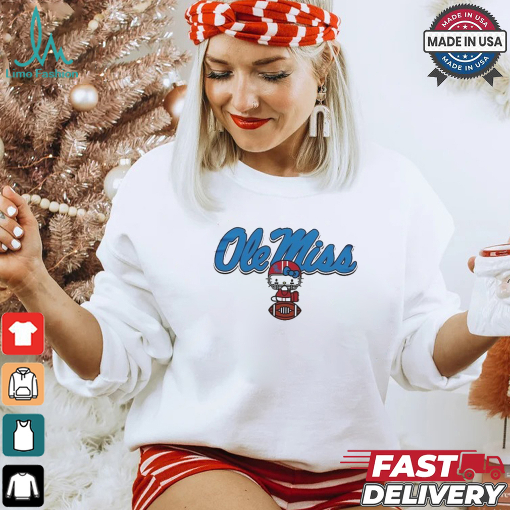 Ole Miss Rebels x Hello Kitty 2024  T Shirt Ole Miss Rebels x Hello Kitty 2024  T Shirt