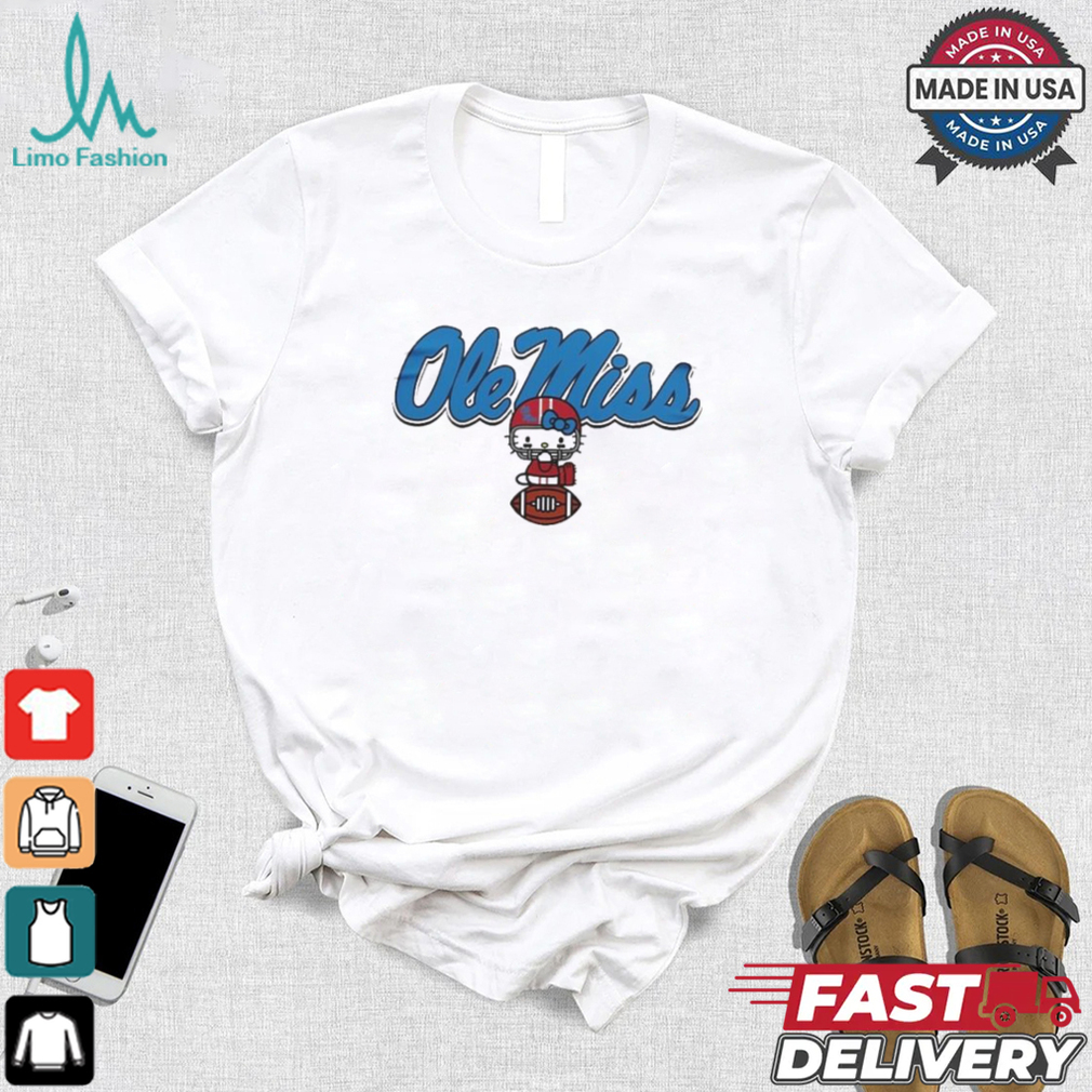 Ole Miss Rebels x Hello Kitty 2024  T Shirt Ole Miss Rebels x Hello Kitty 2024  T Shirt