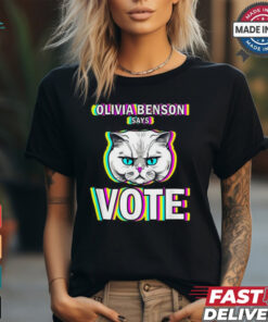Olivia benson says vote T shirt Olivia benson says vote T shirt