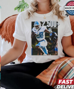 Omarion Hampton Carolina Football 2500+ Career Rushing Yards T Shirt