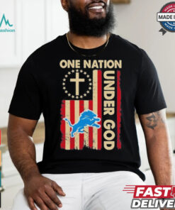One Nation Under God Lions Logo Shirt