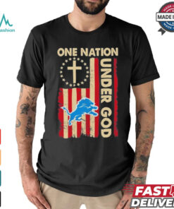 One Nation Under God Lions Logo Shirt