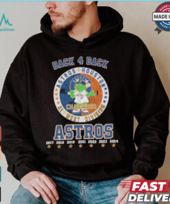 Orbit Mascot Back 4 Back AL West Division Champions Houston Astros Shirt