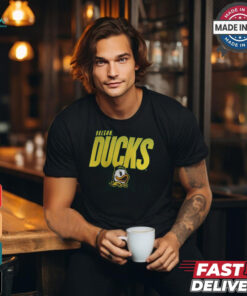 Oregon Ducks Fanatics Defender Fade Slant T Shirt