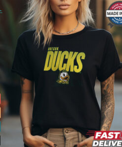 Oregon Ducks Fanatics Defender Fade Slant T Shirt