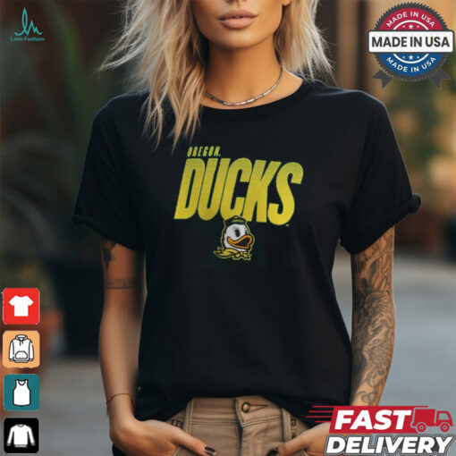 Oregon Ducks Fanatics Defender Fade Slant T Shirt