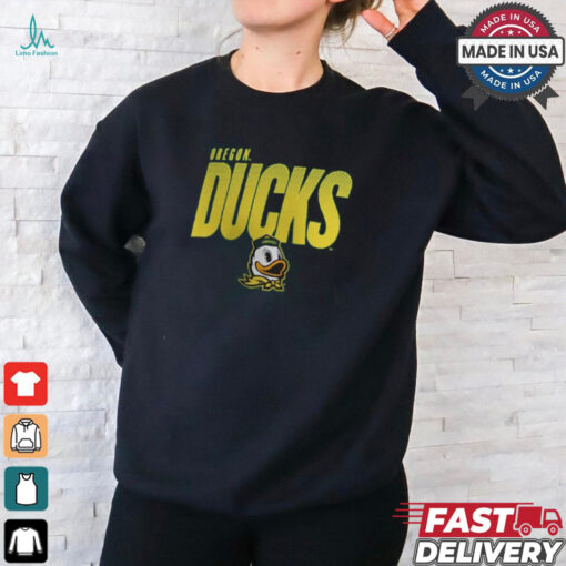 Oregon Ducks Fanatics Defender Fade Slant T Shirt