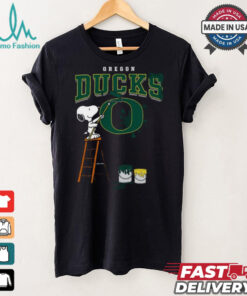 Oregon Ducks Snoopy Painting Shirt