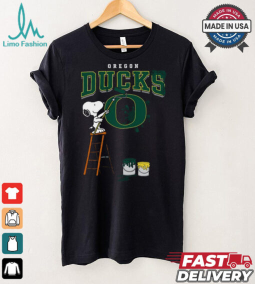 Oregon Ducks  Snoopy Painting Shirt