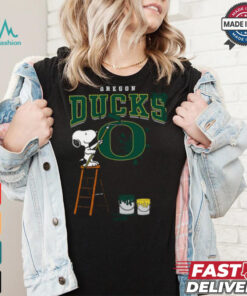Oregon Ducks Snoopy Painting Shirt