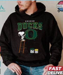 Oregon Ducks Snoopy Painting Shirt