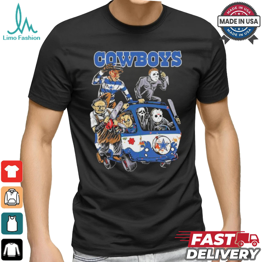 Original Dallas Cowboys NFL Horror Characters Movie Hippie Halloween Shirt Original Dallas Cowboys NFL Horror Characters Movie Hippie Halloween Shirt
