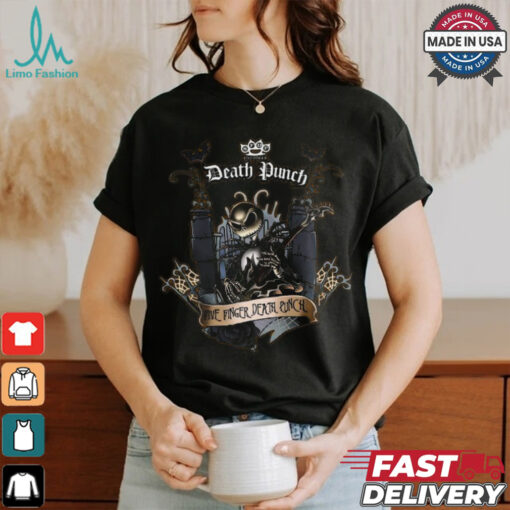 Original Jack Skellington Five Finger Death Punch Halloween 2024 Shirt
